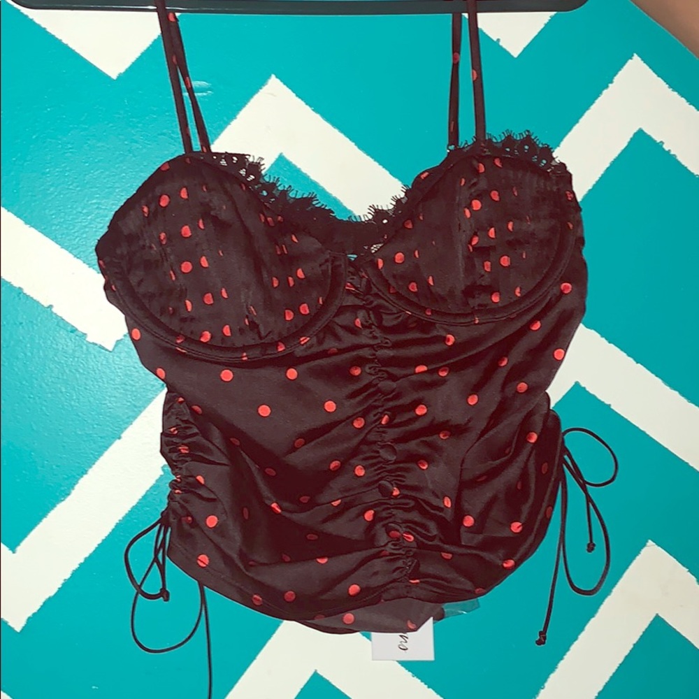 Polka Dot Bustier - Picture 1 of 4